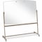 Quartet Dry Erase Board, Melamine, 48 in, 72 in, Steel Frame, White, Gloss 3640TE - alternate 1