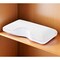 Homeroots Polyester Gel Memory Foam Medium King Size Contour Pillow 523833 - alternate 5