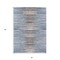 Homeroots 3' X 5' Sky Blue And Denim Blue Striped Washable Indoor Outdoor Area Rug 578004 - alternate 9