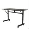 Correll Rectangle Econoline TFL Flip Top Table, 48 in W, 23 in to 31 in H, Particleboard Top, Walnut FTM2448TF-01 - alternate 1