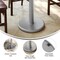 Flash Furniture Beverly 18in. Round Restaurant Indoor/Outdoor Table Base with 3in. Dia. Table Height Column, Silver XU-TR18-SLV-GG - alternate 7