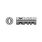 Hillman Ribbed Anchor 3/8in D X 3/8in Short in. L Zinc Round Head, 50PK 370210 - alternate 7