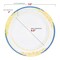 Smarty Had A Party 7.5" White with Blue and Gold Harmony Rim Plastic Appetizer/Salad Plates (120 Plates), 120PK 607-CASE - alternate 10