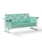 Crosley Azalea Retro Outdoor Sofa Glider CO1034-AQ - alternate 1