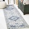 Jonathan Y Indhira Ornate Medallion Persian Blue/Gray 2 ft. x 8 ft. Runner Rug MDP212A-28 - alternate 1