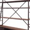 Homeroots 83" Sandy Gray Metal and Wood Four Tier Oversized Set Bookcase with Four Drawers 286624 - alternate 4