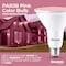 Bulbrite 90-W Equivalent, Pink Color PAR38 Weatherproof Outdoor E26 Medium Base Flood LED Light Bulb COLOR 861910 - alternate 9