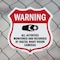 Signmission Video Surveillance Shield Sign Warning A, 6 inch X 6 inch, Plastic Sign, 2PK SHI-P-2PACK-6-474 - alternate 6