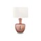 Monarch Specialties Lighting, 26"h, Table Lamp, Dusty Rose Glass, Ivory / Cream Shade, Contemporary, Modern I 9899 - alternate 1