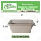 Ecoquality 34oz Rectangular Sugarcane Container With Clear Lid, Compostable Bowls For Takeout, 100PK EQCRTBWPL34-100 - alternate 7
