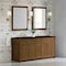 James Martin Vanities Bellshire 72" Double Vanity, Honey Oak w/ 3 CM Phantome Eclos Top 660-V72-HNO-3PHT - alternate 9