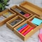 Megachef 5 Piece Bamboo Storage and Organization Trays 750122141M - alternate 4