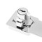 Prime-Line Door and Gate Safety Hasp Hinge Latch with Keyed Twist Knob Lock 3-3/4 inch with Screws Chrome U 117204 - alternate 9