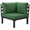 Leisuremod Hamilton 6-Piece Aluminum Patio Conversation Set With Cushions, Green HSBL-6G - alternate 10