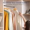 Serenelife Solid Wooden Hangers, Heavy Duty, 360 Deg Swivel Hook, Shoulder Notches and Pants Bar, 80PK SLWDD85 - alternate 5