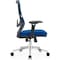 Leisuremod Adorit Ergonomic Office Chair - Mesh Back, Cotton Seat, Adjustable Height & 360 deg Swivel AO60BU - alternate 7