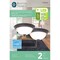 Boston Harbor Flush Mount Ceiling Fixture, 120 V, 15 W, 2-Lamp, LED Lamp, 1100 Lumens, Bronze Fixture 4200-LED- BR - alternate 4