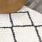 Jonathan Y Cami Moroccan Style Diamond Shag White/Gray 2 ft. x 8 ft. Runner Rug MOH410A-28 - alternate 7