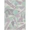 Homeroots 3' X 5' Lavender Mint Green And Ivory Geometric Washable Indoor Outdoor Area Rug 617938 - alternate 9