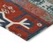 Homeroots 5' X 8' Red Pink And Teal Blue Aztec Washable Indoor Outdoor Area Rug 598503 - alternate 9