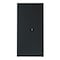 Hirsh Storage Cabinet, 72 in H, 36 in W, 24 in D, Recessed Twist, Keyed, Black, 4 Shelves 22008 - alternate 18
