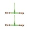 Mytee Products 5/16 in-3/8 in Hi-Viz Green Ratchet Chain Binder, 5/16 in Grab & 1/2 in Slip Hook, 2PK CBRS516-SGx2 - alternate 1
