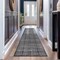 World Rug Gallery Bohemian Stripe Lines Washable Non Slip Runner Rug 2 ft x 10 ft Black WR68BLACK2X10 - alternate 1