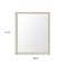 Homeroots 32" Tan Bathroom Vanity Mirror 607234 - alternate 4
