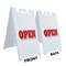 Signmission Open, A-Frame & 2 Decals Installed, Heavy-Duty Plastic Frame SBHD-D-2436-Open - alternate 5