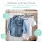 Simple Deluxe Kids Velvet Hangers, 11 Inch Durable Children Hangers for Closet, Grey, 30PK HKHANGVELVETKID30GRY - alternate 7