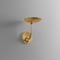 Hudson Valley Lighting Taormina Integrated LED Wall Sconce in Vintage Gold Leaf 4509-VGL - alternate 3