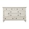 Homeroots 62" White Solid Wood Six Drawer Double Dresser 524109 - alternate 9
