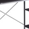 Homeroots 47" Black and Silver Computer Desk 285414 - alternate 5