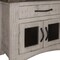 Homeroots 27" Gray Solid Wood One Drawer Nightstand 527059 - alternate 6