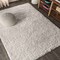 Jonathan Y Mercer Shag Plush White 4 ft. x 6 ft. Area Rug MCR106A-4 - alternate 1