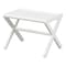 Homeroots 17" White Backless Bar Chair 380055 - alternate 7