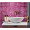 Apollo Tile Fuchsia Pink 11.3 in x 11.3 in Glass Glossy Floor and Wall Mosaic Tile 4.43 sqft/case, 5PK APLJP88309A - alternate 9