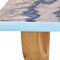Homeroots 36" Blue And Natural Wood Agate Pattern Wall Mount Accent Shelf 634523 - alternate 6
