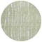 Homeroots 8' Artichoke Green And Ivory Round Abstract Washable Indoor Outdoor Area Rug 588488 - alternate 8