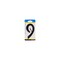 Hillman House Address Number 9, Nail-On, Black Finished Aluminum, 4-In. 841634 - alternate 1