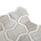 Apollo Tile Mirage 10x10 Warm Beige White Marble White Mosaic Bowtie Wall and Floor Tile (3.68 sq ft/case), 5PK APLSAH88IR05A - alternate 5