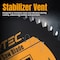 Powertec 7-1/4 Inch Circular Saw Blade, 60T, 5/8" Arbor, Thin Kerf Carbide Tipped Wood Cutting Blade, 2PK 14016-P2 - alternate 7