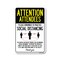 Signmission Public Safety, Attendees Practice Social Distancing, 10in X 7in Rigid Plastic, OS-NS-P-710-25398 OS-NS-P-710-25398 - alternate 1