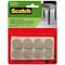 Scotch 3M Scotch Felt Self Adhesive Protective Pad Beige Round 1 in. W 32 pk SP802-NA - alternate 1