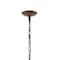 Jonathan Y Victoria 29" 6-Light Rustic Midcentury Iron LED Chandelier, Brown JYL7597A - alternate 10