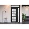 Vdomdoors Front Exterior Prehung FiberGlass Door Frosted Glass / Manux 8002 Matte Black / Sidelight and Trans MANUX8002EXD-BLK-W30+12 x H80+14-RH - alternate 6
