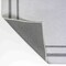 Jonathan Y Sloane Classic 2-Stripe Border Non-Slip Machine-Washable White/Gray 4 ft. x 6 ft. Area Rug WSH125B-4 - alternate 8