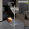 Vintiquewise Chabad Style Silver Finish Hanukkah Menorah for Entryway, Living Room, Office, and Kitchen with QI004693.SL - alternate 10