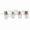 Jonathan Y Irving 27.75" 4-Light Seeded Glass/Iron Modern Contemporary LED Vanity Light, Nickel JYL7558A - alternate 13