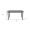 Homeroots 60" Gray Solid Wood Dining Table 548920 - alternate 15